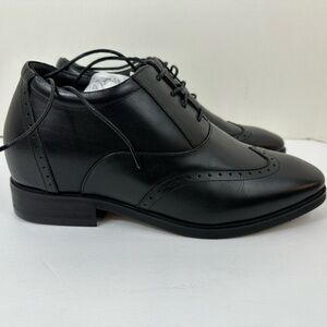 COPY - Calto Men’s Black Leather Oxford Elevator Lace Up Shoes G51123 Size 7